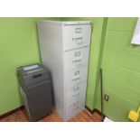 Lot with (2) Hon 5-Drawer Filing Cabinets