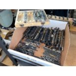 Lot with Various Drill Bits