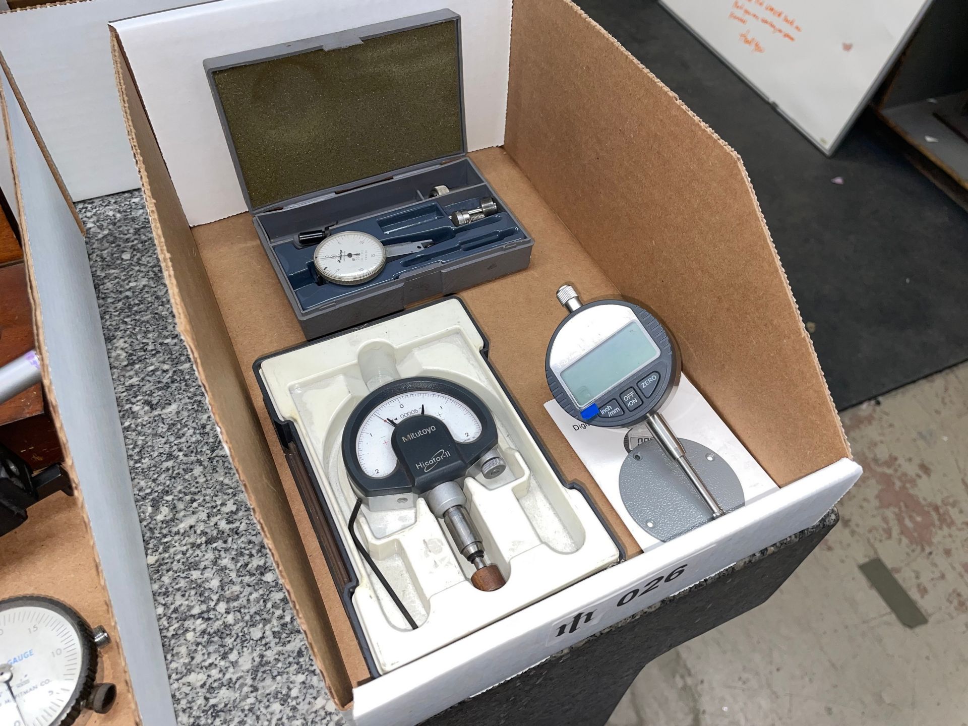 Lot with Various Dial and Digital Gage Indicators - Image 2 of 3