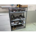 Metal Shelving Unit including Contents