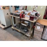 Steel Table with Bench Vise