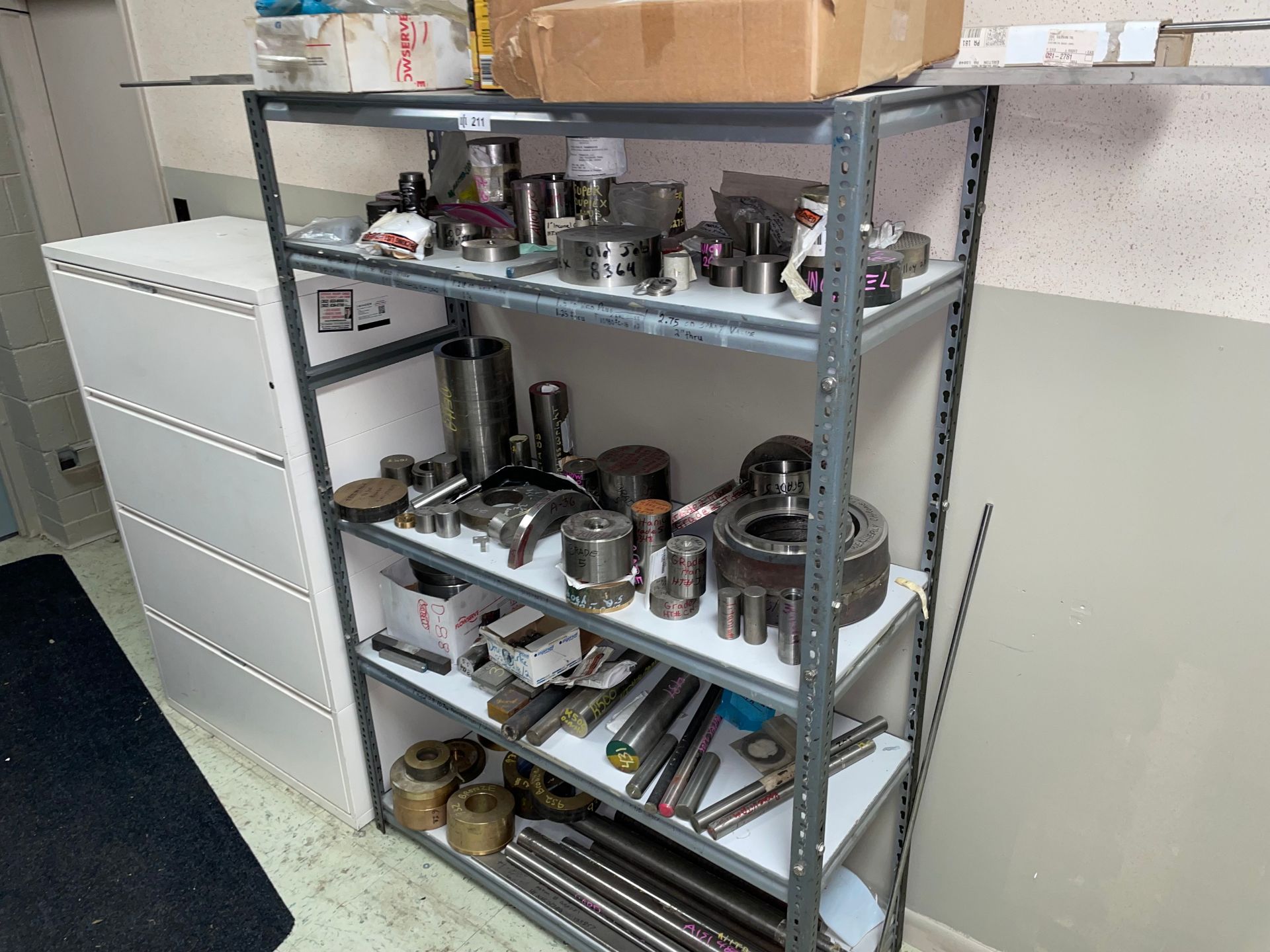 Metal Shelving Unit including Contents - Image 2 of 5