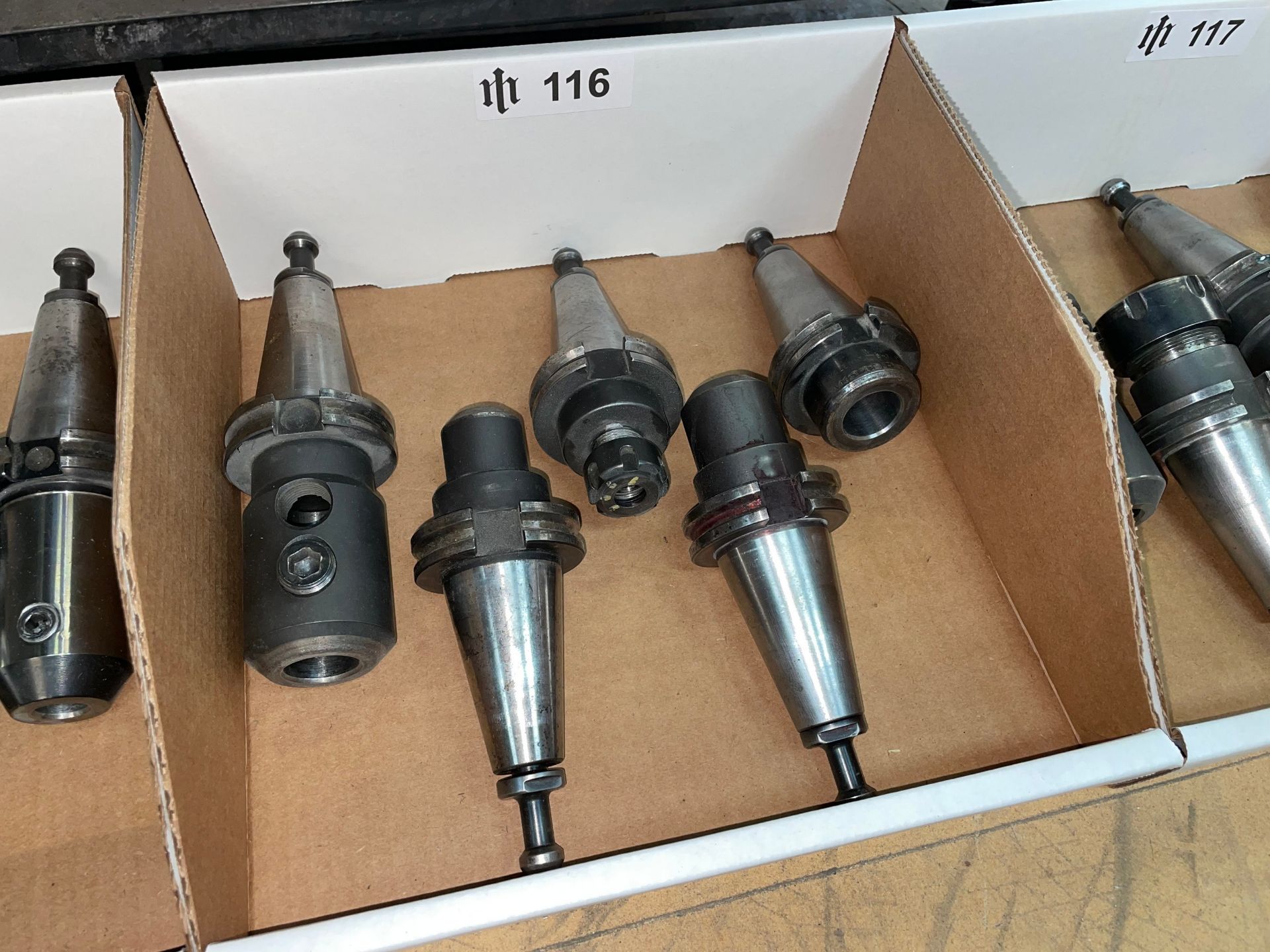 Lot with (5) CAT40 Tool Holders