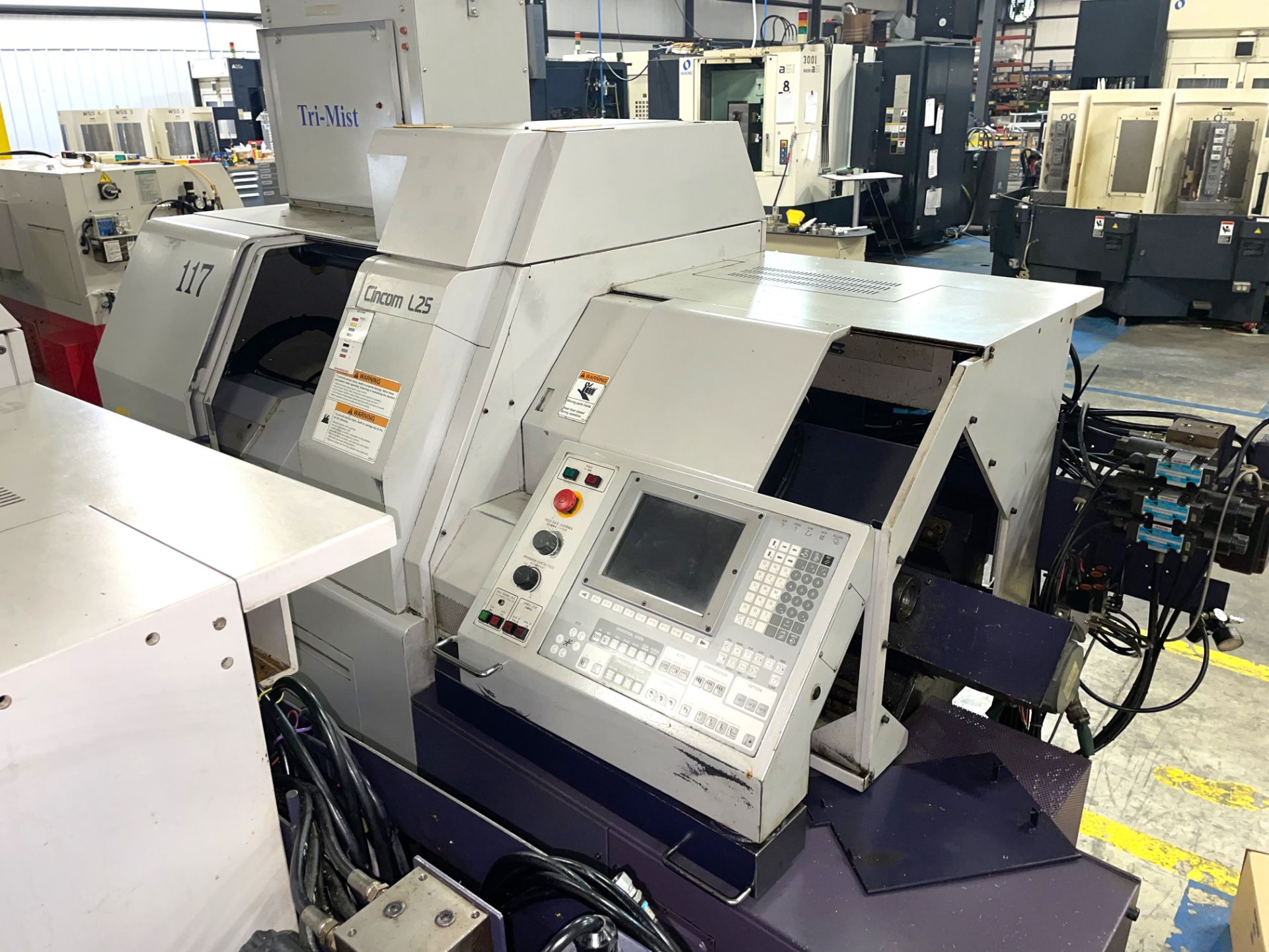 2001 - CITIZEN CINCOM L-25 CNC SWISS SCREW MACHINE, MAXIMUM MACHINING ...
