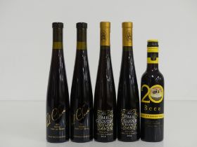 1 375-ml bt 20 Bees Late Harvest 2005 Vidal Ontario 2 hf bts Paul Cluver Noble Late Harvest Riesling