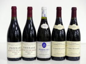 2 bts Pommard 1er Cru Grand Clos des Épenots 2002 Dom de Courcel i.n 1 bt Pommard Les Petits Noizons