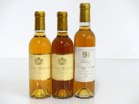 2 hf bts Ch. Suduiraut 2001 Sauternes 1er Cru Classé i.n 1 hf bt Ch. Doisy Daëne 2005 Barsac, 2me