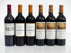 1 bt Ch. D'Angludet Margaux 2002 Sichel i.n 2 bts Ch. Desmirail 2005Margaux Grand Cru Classé i.n 3