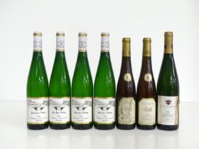 4 bts Joh. Jos Prüm Riesling Spätlese 2004 Wehlener Sonnenuhr 3 hf, 1 i.n 2 50-cl bts Geiben