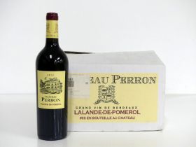 6 bts Château Perron Lalande-de-Pomerol 2012 oc Grand Vin de Bordeaux