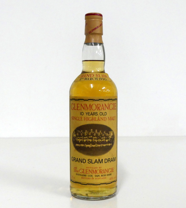 1 75-cl bt Glenmorangie 10YO Grand Slam Dram 17th March 1990 Single Highland Malt Scotch Whisky 40%