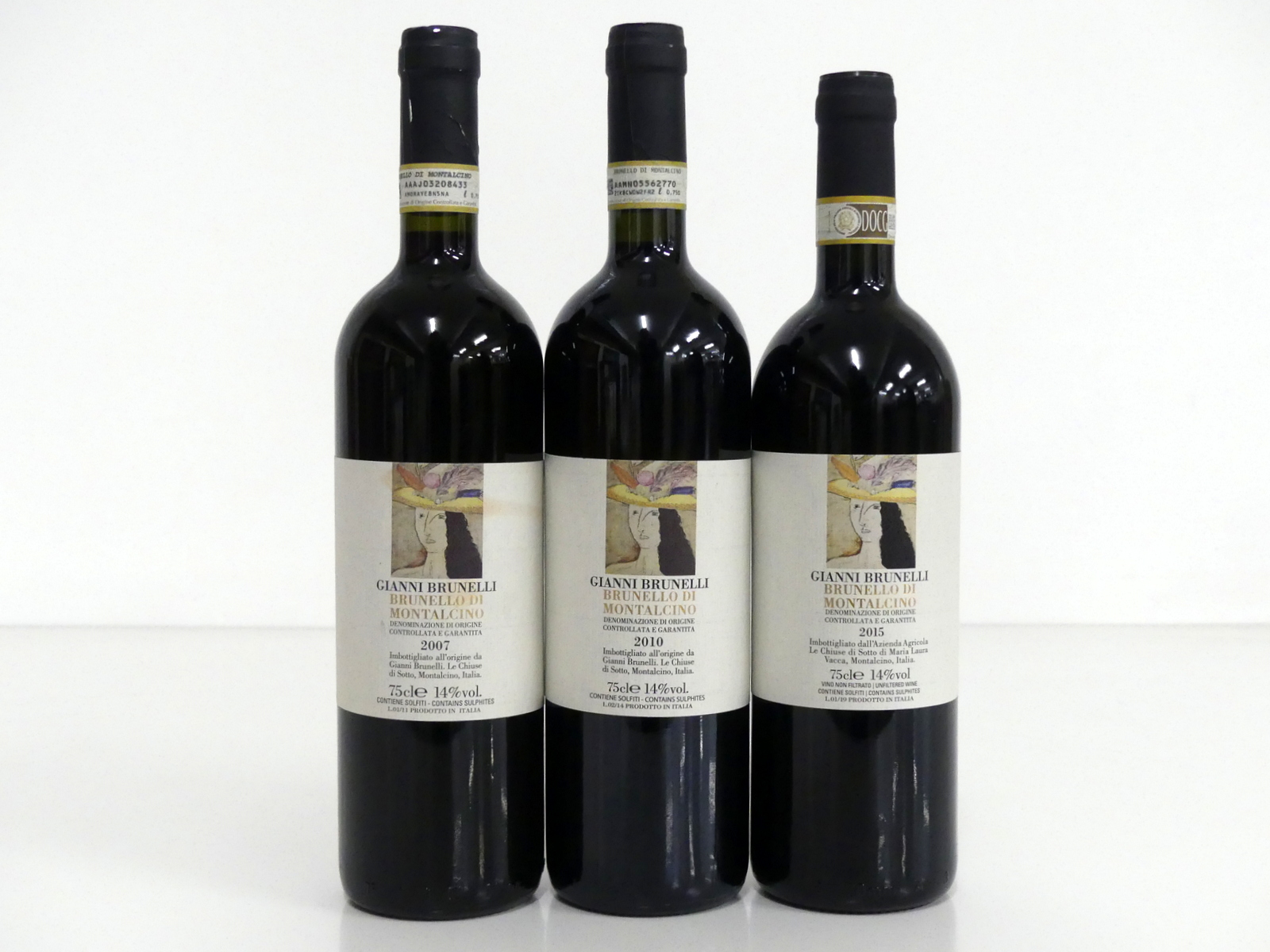 1 bt Brunello di Montalcino 2007 Gianni Brunelli i.n 1 bt Brunello di Montalcino 2010 Gianni