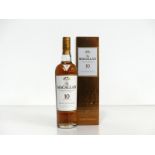 1 70-cl bt The Macallan 10YO Sherry Oak Cask Highland Single Malt Scotch Whisky 40% oc