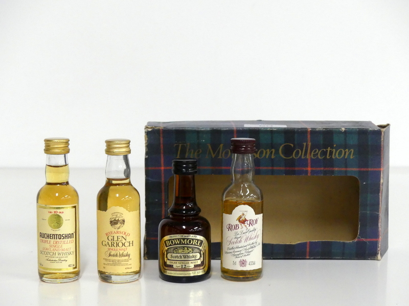 The Morrison Collection of Four 5-cl bts Miniatures in oc:- Auchentoshan 10YO Triple Distilled