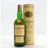 1 litre bt Glenlivet 12YO Single Malt Scotch Whisky 40% original tube