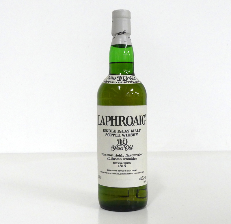 1 70-cl bt Laphroaig 10YO Islay Single Malt Scotch Whisky Pre-Royal Warrant 40%