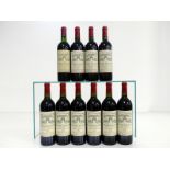 1 bt Ch. La Lagune 1986 Haut-Médoc Grand Cru Classé us, vsl stl 9 bts Ch. La Lagune 1996 Haut-