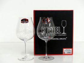 2 Riedel Veritas New World Pinot Noir Glasses oc