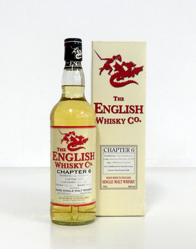 1 70-cl bt The English Whisky C° Chapter 6 Rare Single Malt Whisky distilled 2007, bottled 2010, 46%