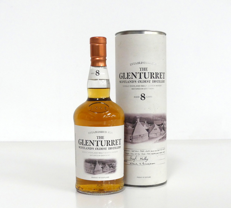 1 70-cl bt The Glenturret 8YO Highland Single Malt Scotch Whisky 40%