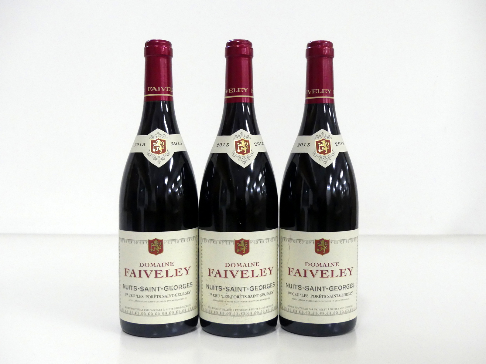 3 bts Nuits-St-Georges 1er Cru 'Les Porêts- Saint Georges' 2013 Dom Faiveley