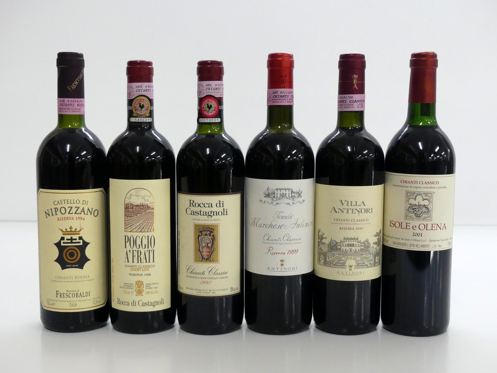 1 bt Marchese Frescobaldi Castello di Nipozzano Chianti Rufina Riserva 1994 ts 1 bt Rocca di