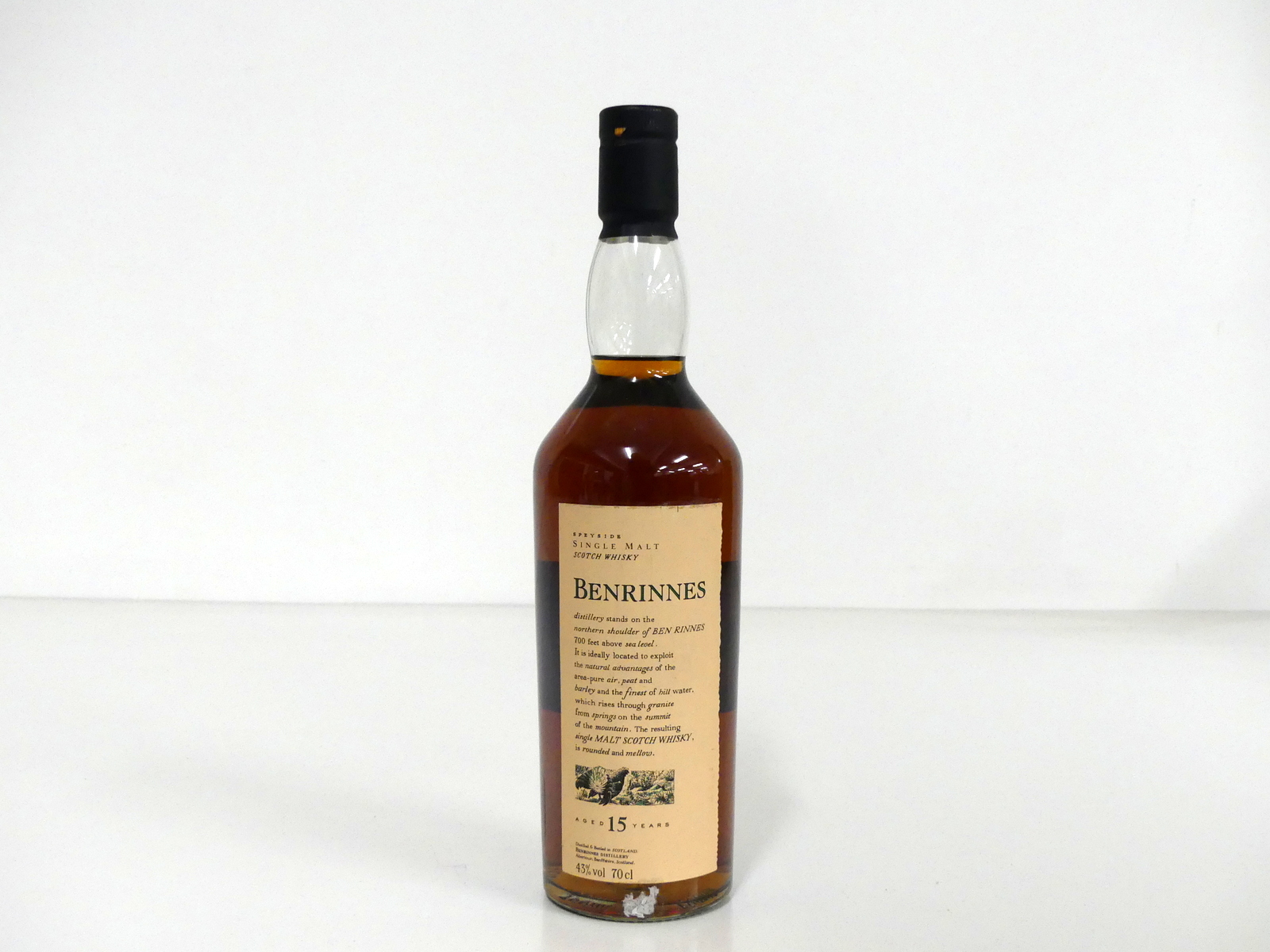 1 70-cl bt Benrinnes 15YO Speyside Single Malt Scotch Whisky 43%