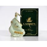 1 bt Larson 'Le Cognac de Vikings' Fine Champagne Cognac Porcelaine de Limoges 'Viking Ship