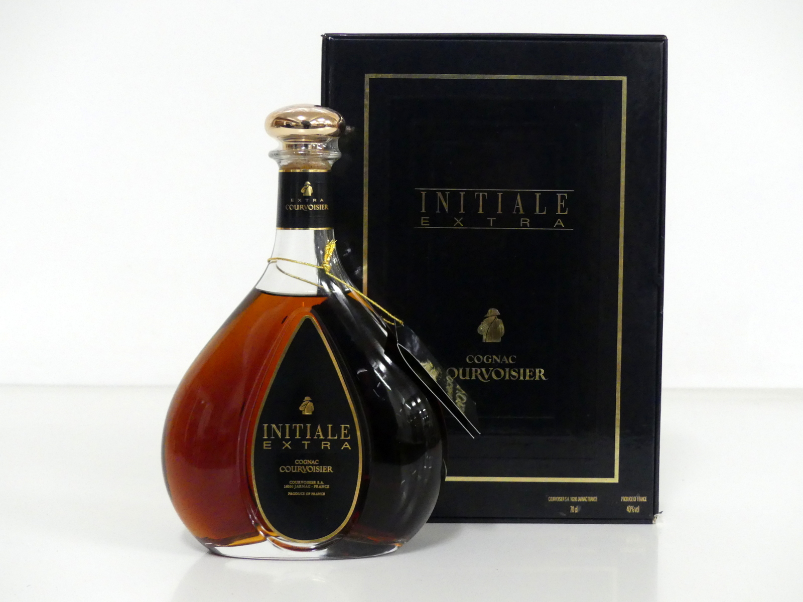 1 70-fl oz bt Courvoisier Initiale Extra 40% Lined presentation case