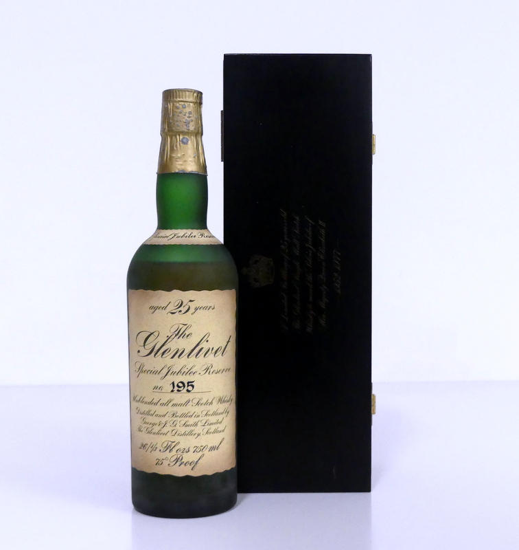 1 26 2/3 fl oz bt The Glenlivet Special Jubilee Reserve 25YO Unblended All Malt Scotch Whisky,