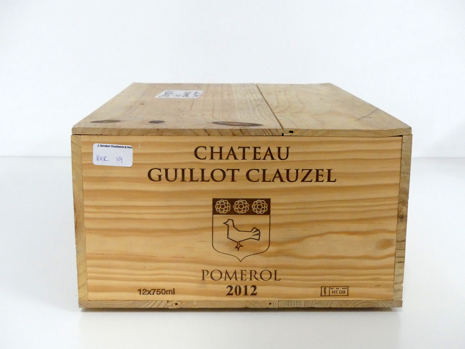 12 bts Ch. Guillot Clauzel 2012 owc Pomerol
