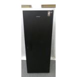 1 Eurocave V266, 13 sliding shelves, Black Solid Door with black handle, right hand hinges, 2 keys