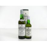 1 70-cl bt Laphroaig 10YO Islay Single Malt Scotch Whisky 40% original tube 1 35-cl bt Laphroaig