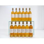 12 bts Ch. Rieussec 2001 Fargues (Sauternes) 1er Grand Cru Classé i.n