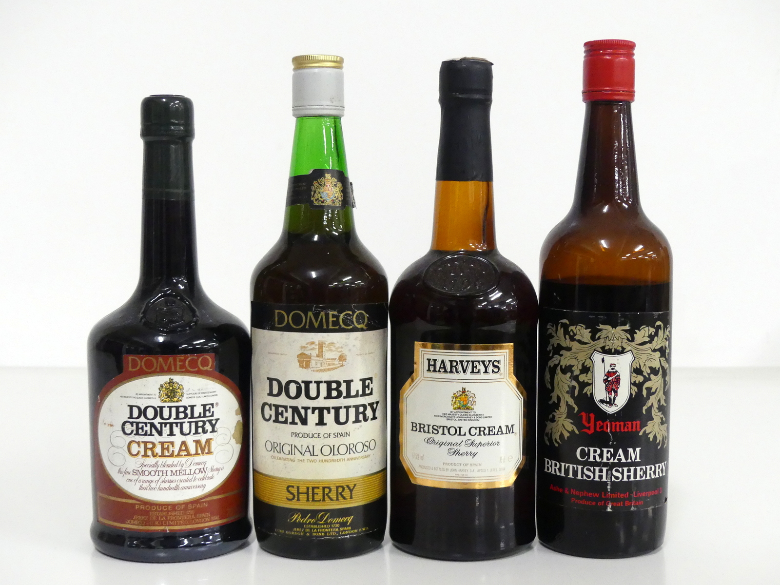 1 bt Domecq Double Century Cream Sherry 1 bt Domecq Double Century Original Oloroso Sherry 1 bt