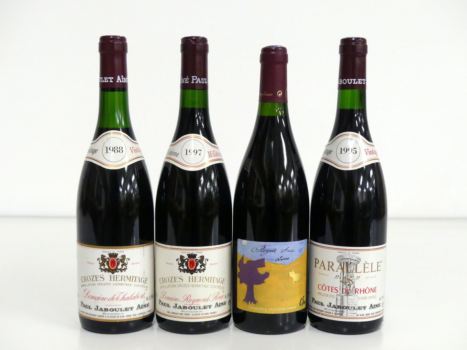 1 bt Crozes-Hermitage 1988 Dom de Thalabert lms 1 bt Crozes Hermitage 1997 Dom Raymond Roure PJA