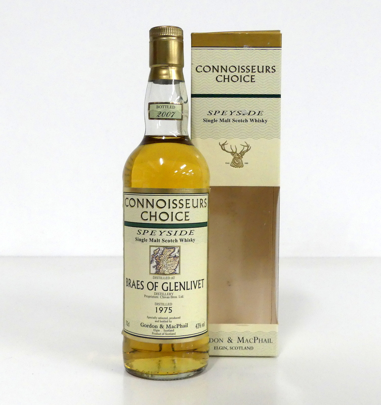 1 70-cl bt Connoisseurs Choice Braes of Glenlivet Speyside 1975 Single Malt Scotch Whisky