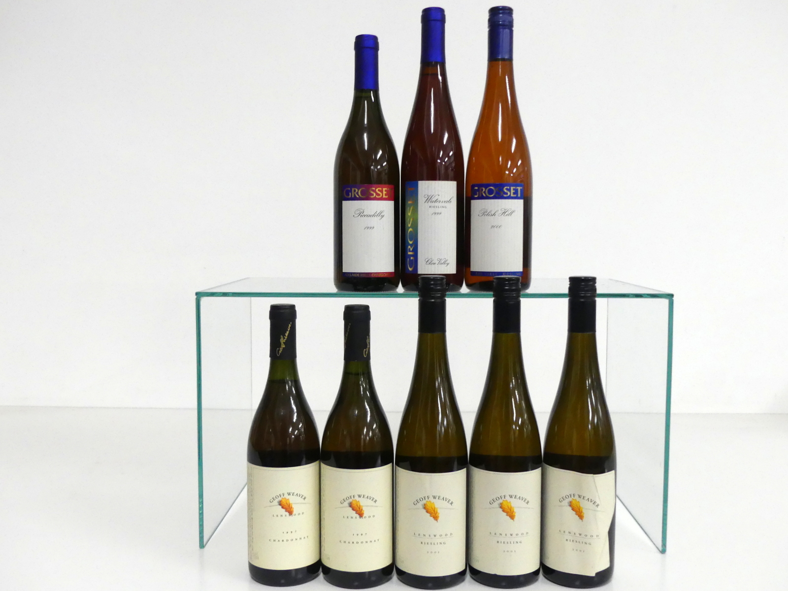 2 bts Geoff Weaver Chardonnay 1997 Lenswood vts, us/ts 3 bts Geoff Weaver Lenswood Riesling 2001 1