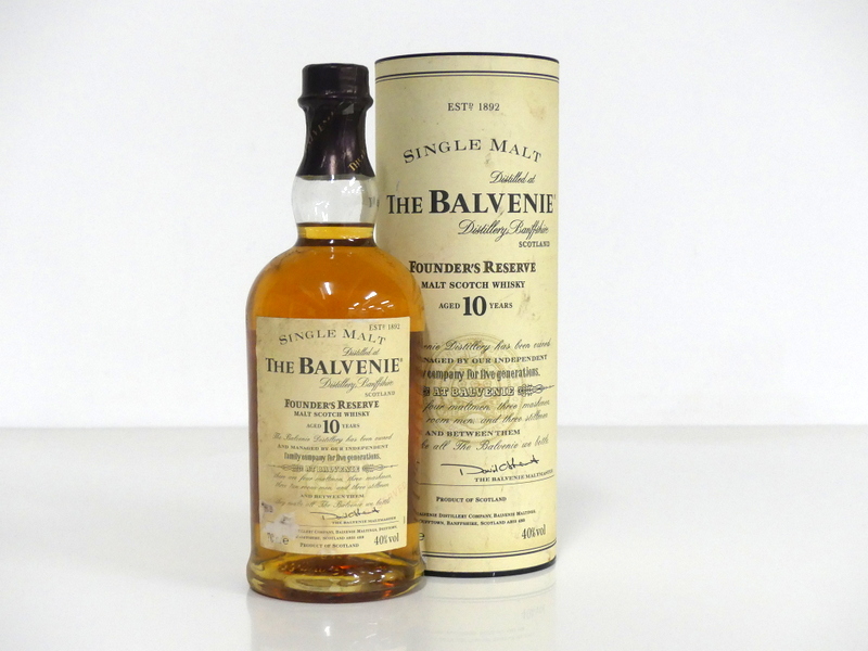 1 70-cl bt The Balvenie Founders Reserve 10YO Single Malt Scotch Whisky 40% sl scuffed/sl stl,