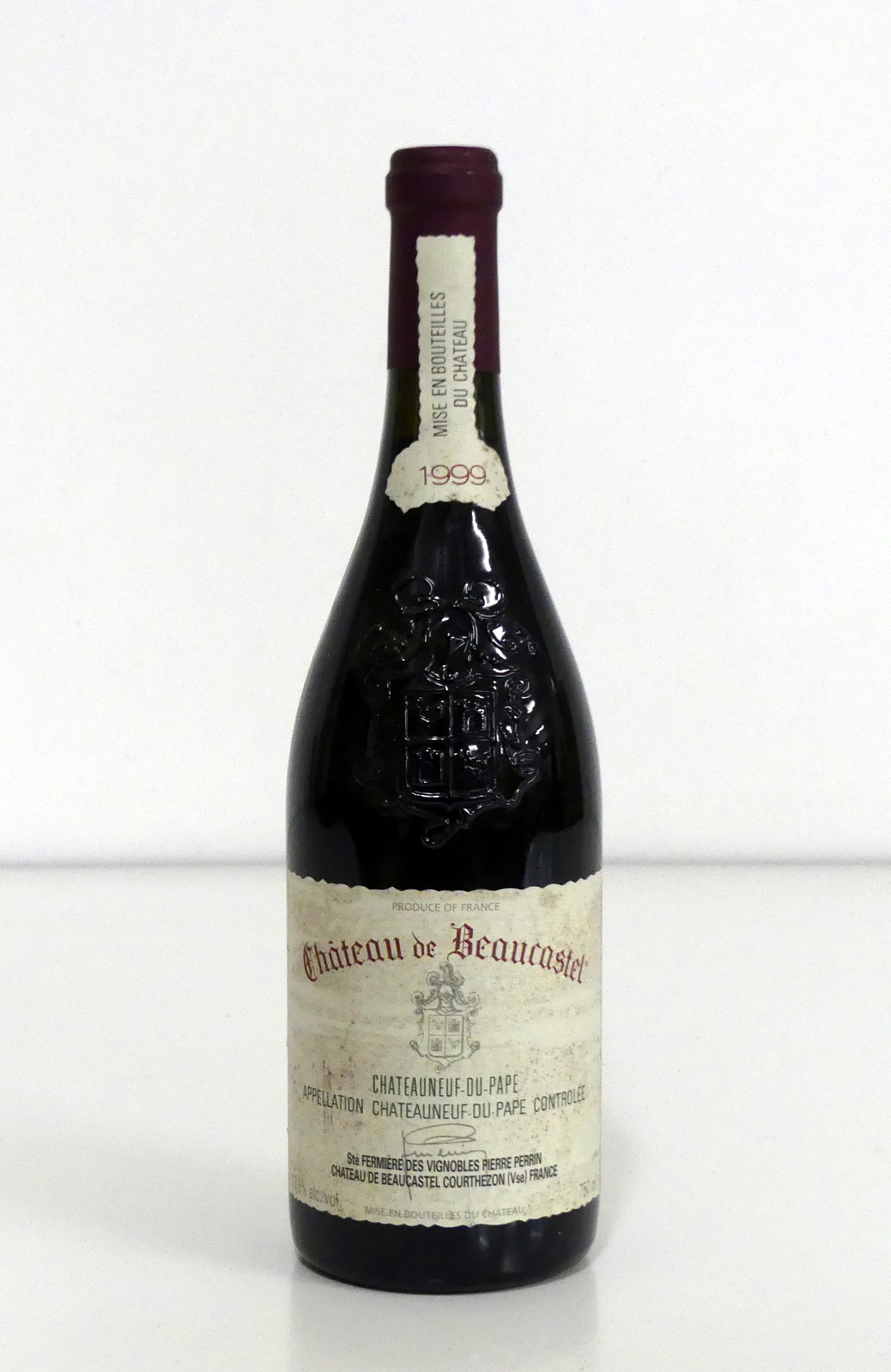 1 bt Châteauneuf du Pape 1999 Ch. de Beaucastel ts. stl