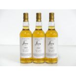 3 bts Jura Single Malt Scotch Whisky 1993 bottled 2010 at cask strength 58.1% Private Owners