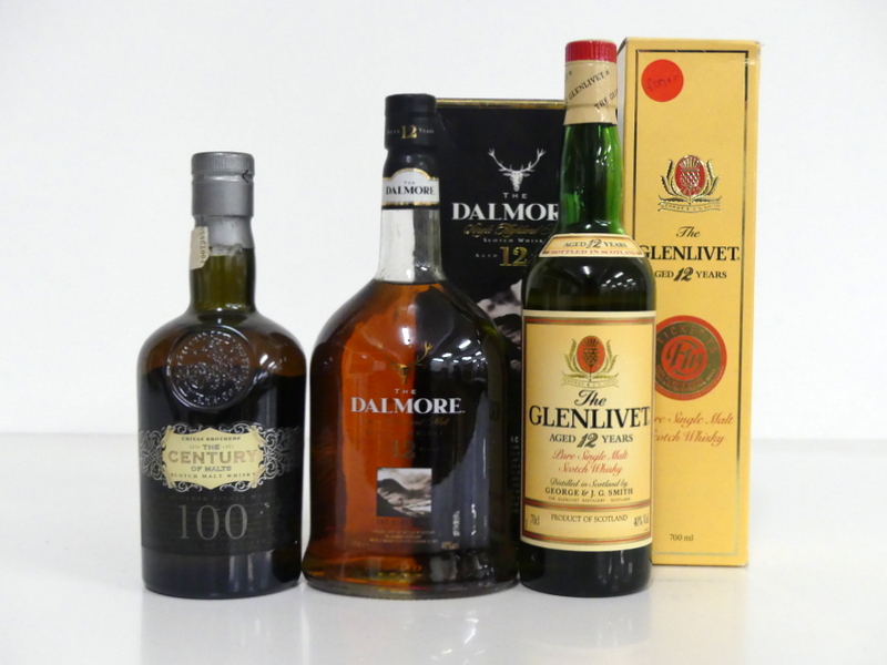 1 75-cl bt Chivas Brothers The Century of Malts 100 Single Malts 43% 1 litre bt Dalmore 12 YO Single