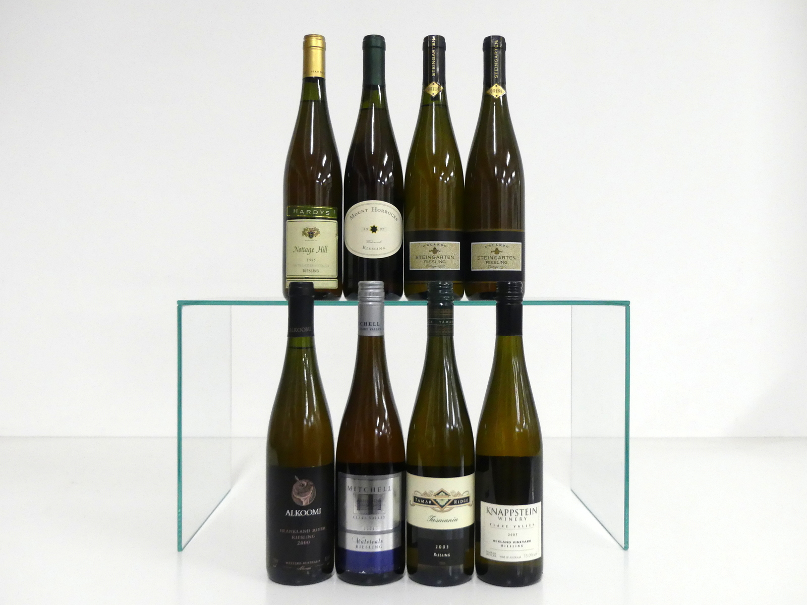 1 bt Hardy's Nottage Hill Riesling 1995 S E Australia 1 bt Mount Horrocks Watervale Riesling 1997