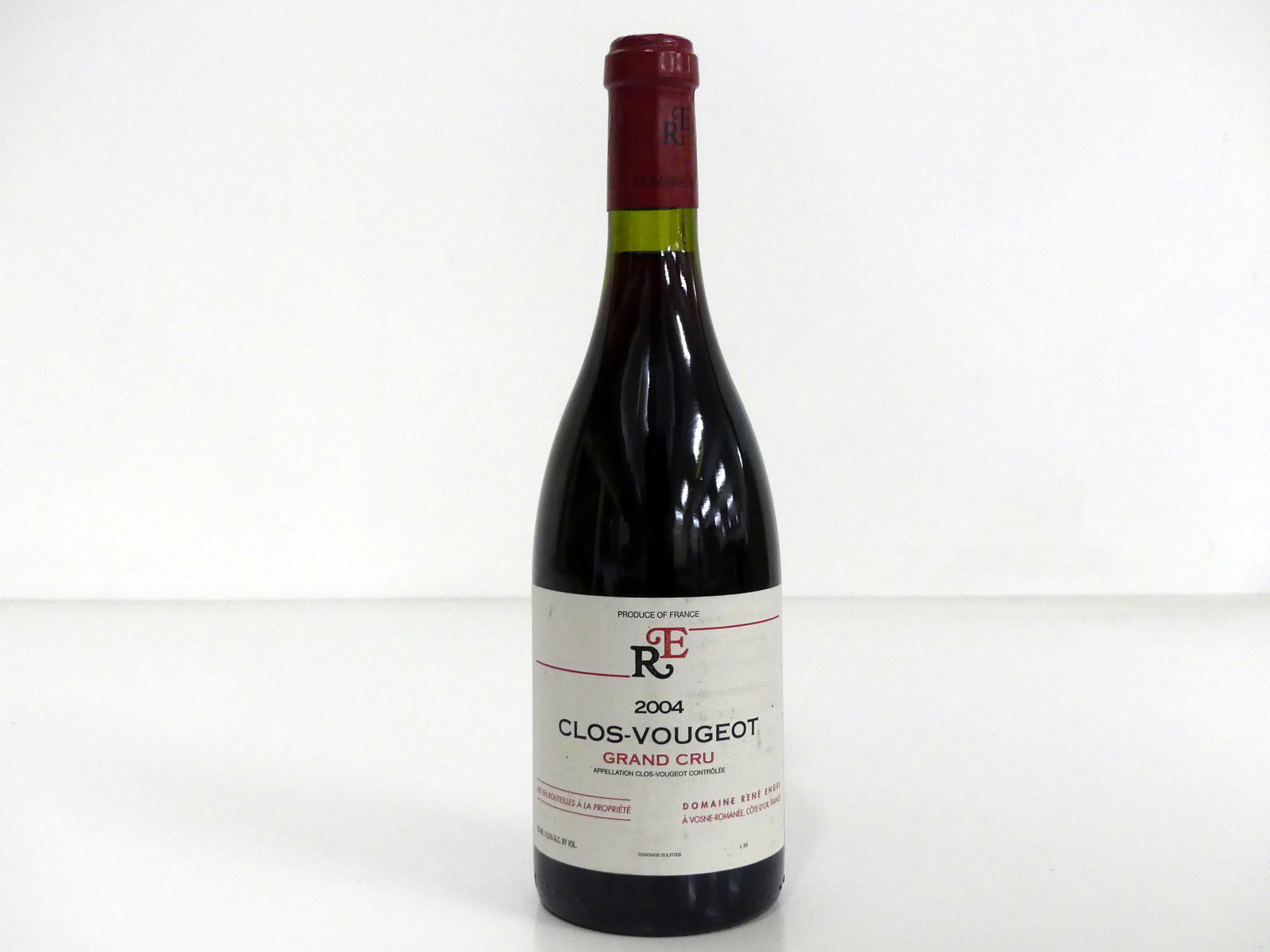 1 bt Clos Vougeot Grand Cru 2004 Dom René Engel vts, vsl bs