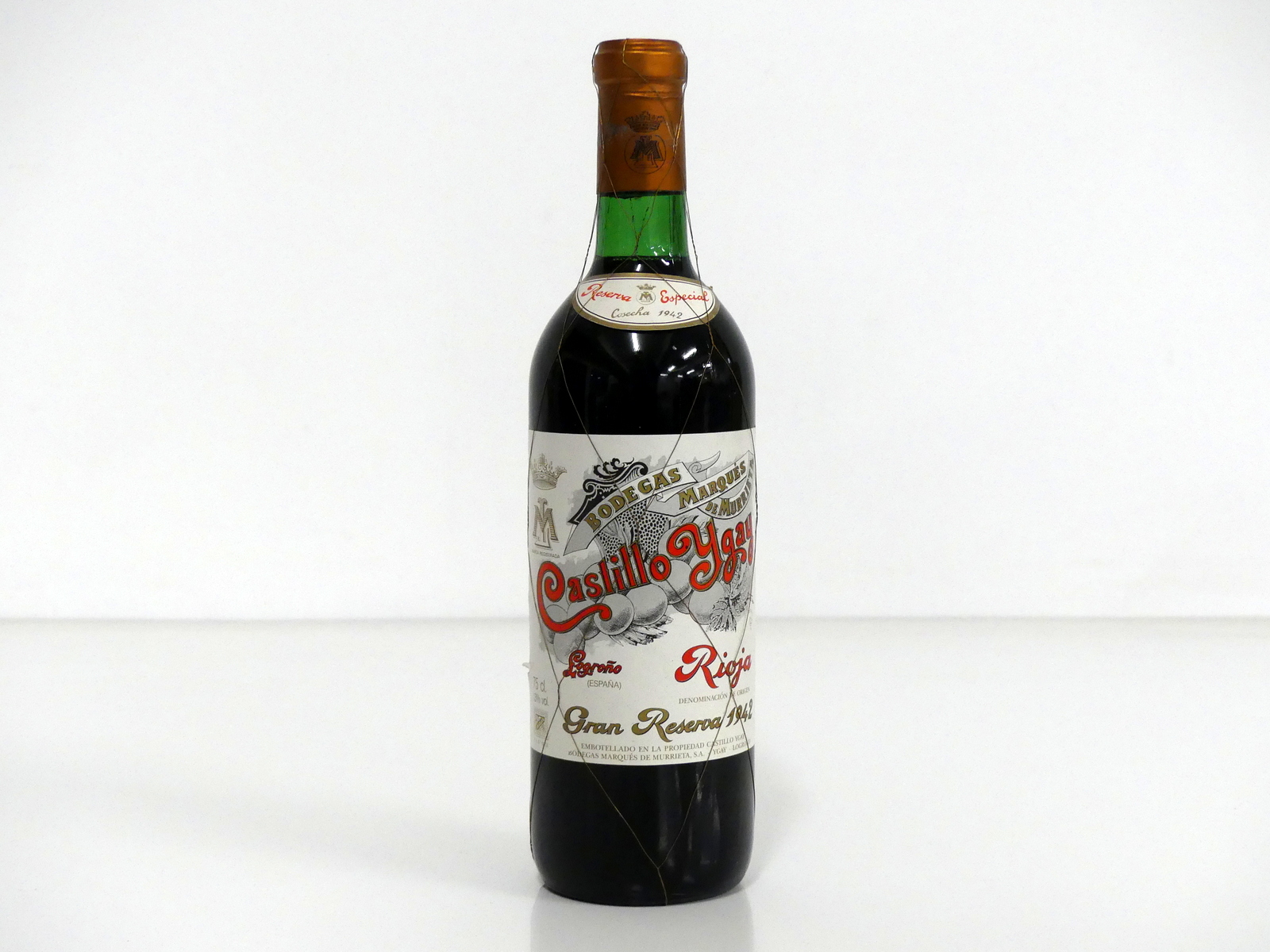 1 bt Castillo Ygay Rioja Gran Reserva 1942 owc - (3 bt) Bod. Marques de Murrieta i.n