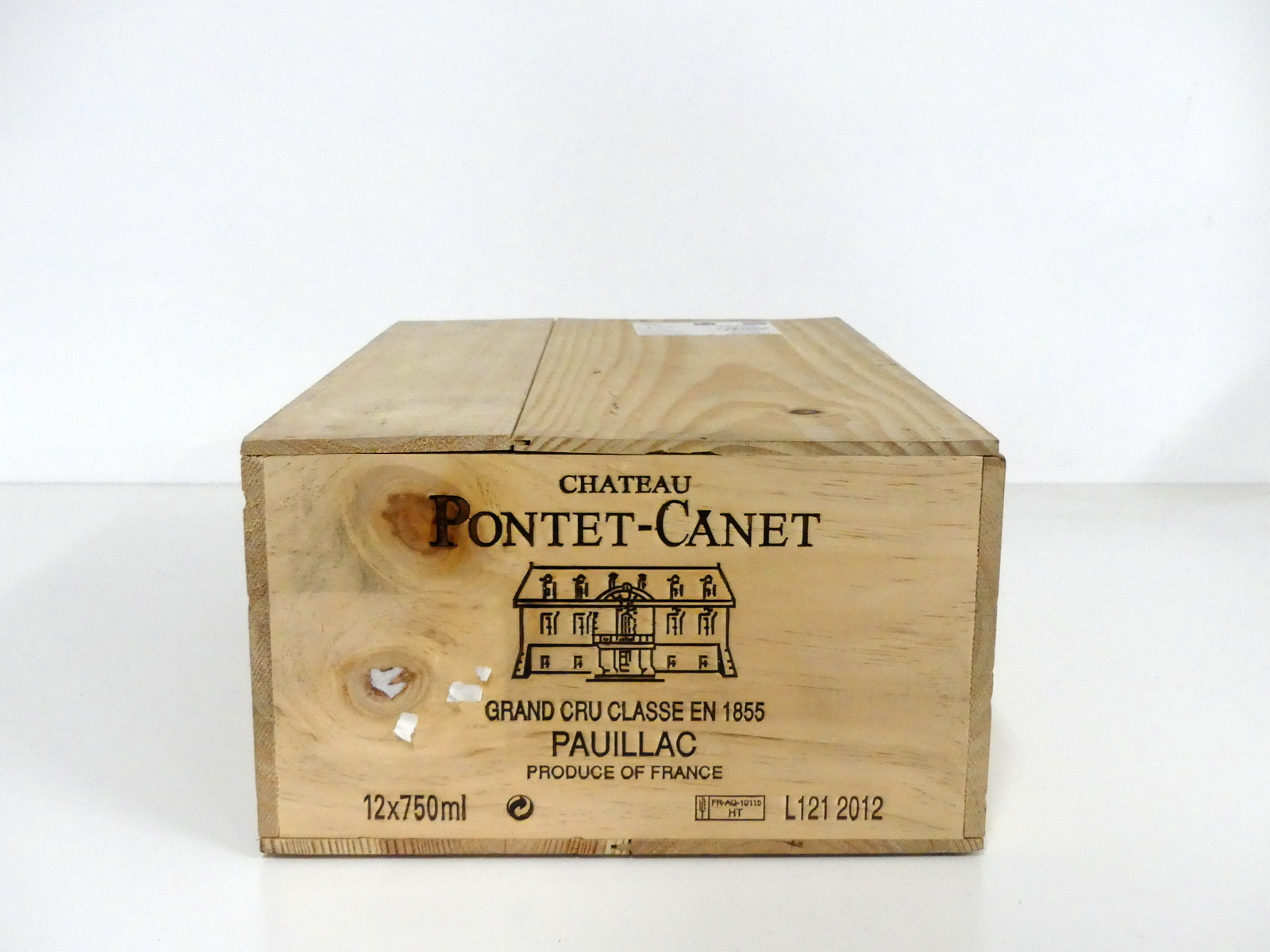 V 12 bts Ch. Pontet-Canet 2012 owc Pauillac, 5me Cru Classé