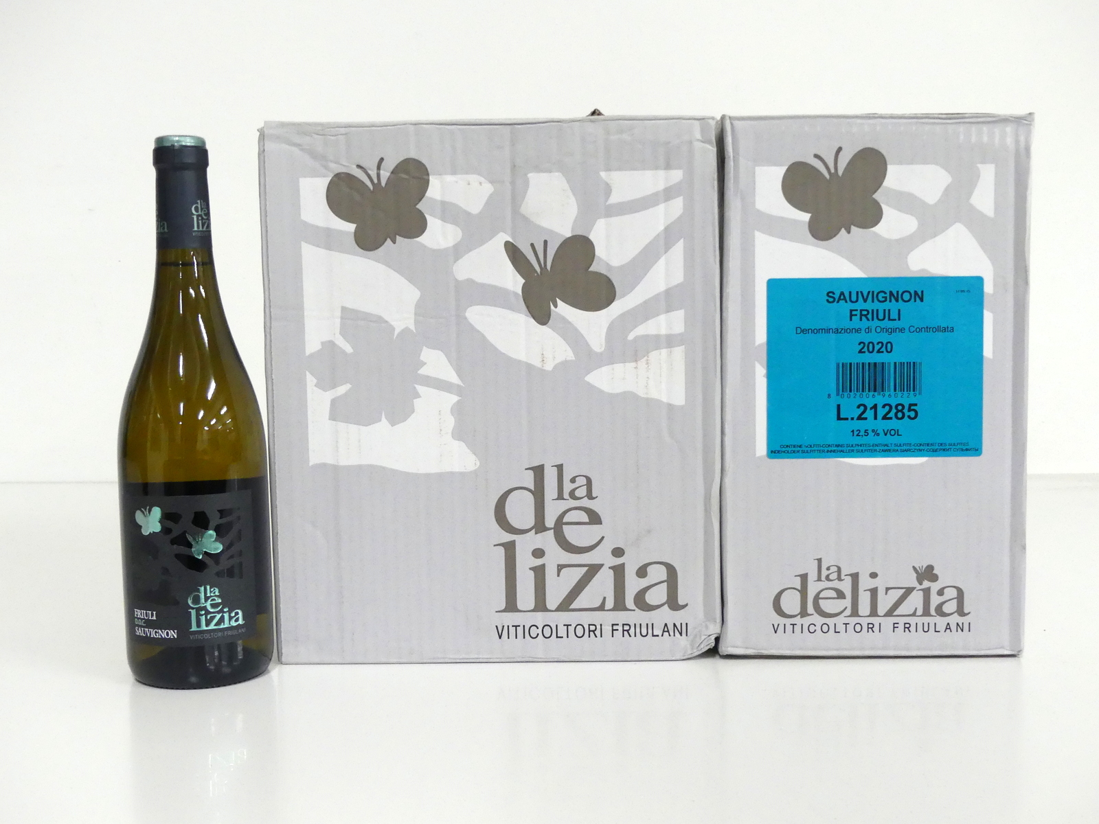 V 12 bts La Delizia Sauvignon 2020 oc (2 x 6) Friuli