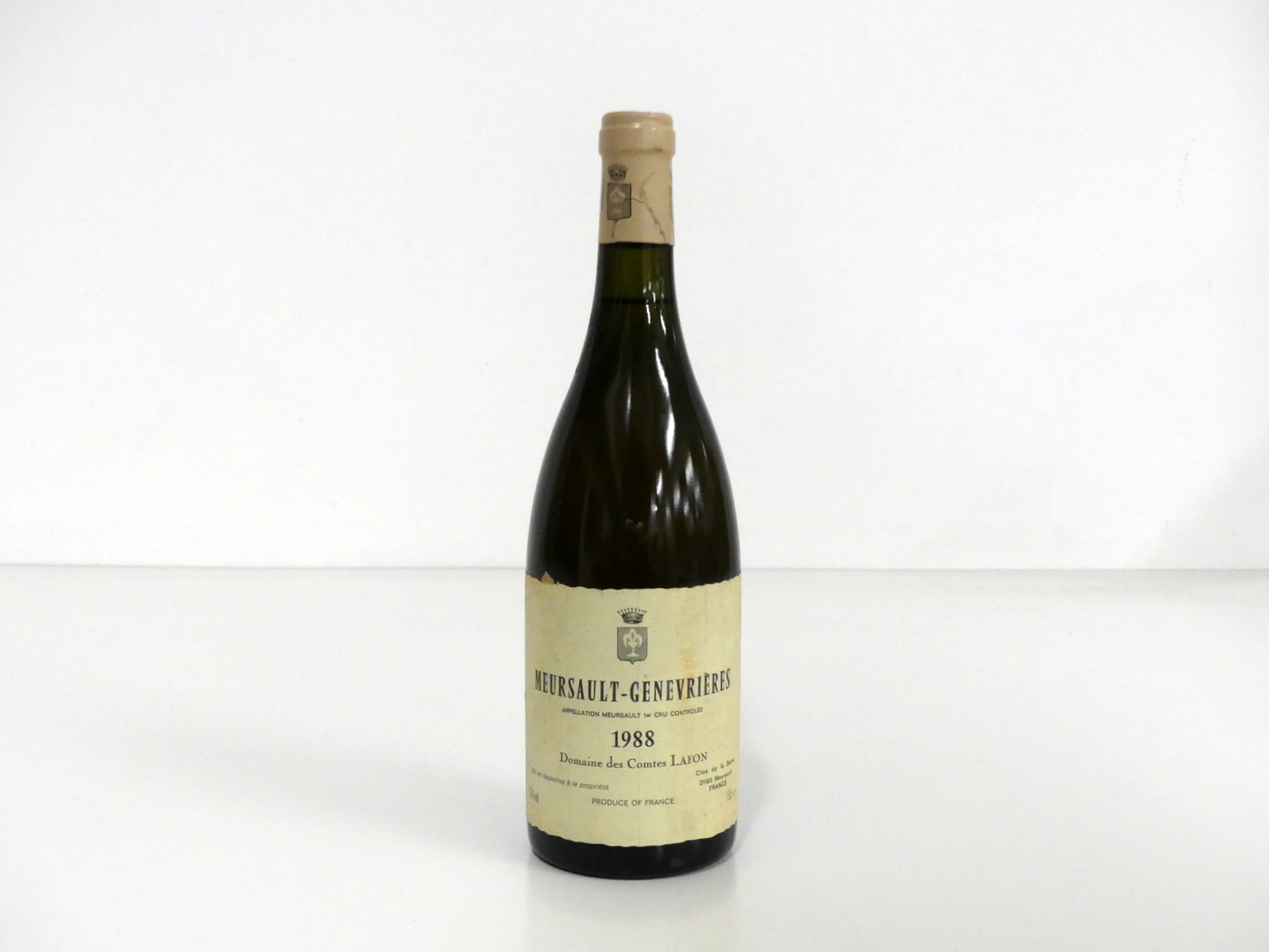 1 bt Meursault-Genevrières 1988 Dom des Comtes Lafon vts, vsl stl