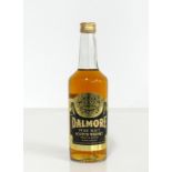 1 50-cl bt Dalmore 12YO Pure Malt Scotch Whisky Circa 1970's 75° proof missing plastic cup