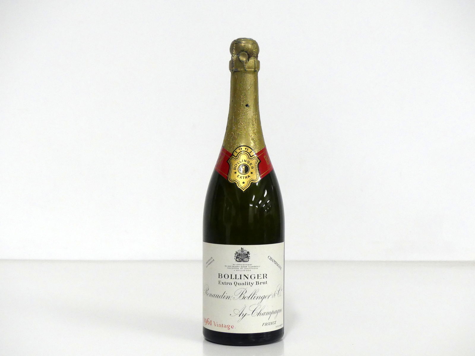 1 bt Bollinger Extra Quality Brut Vintage Champagne 1961 very good fill level